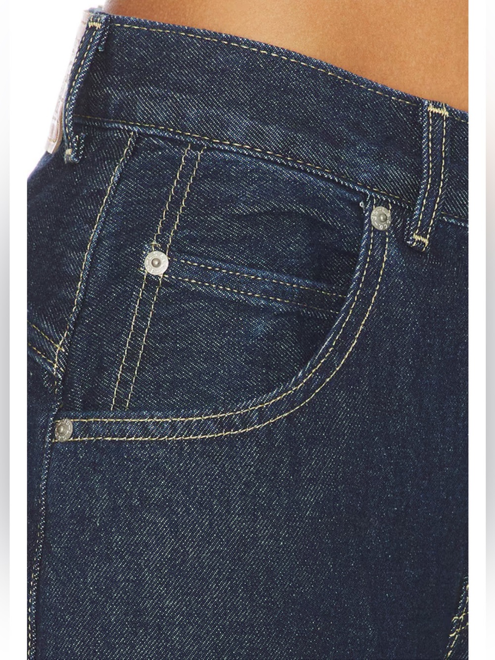 NWT $110 Levi's X Revolve Super Baggy Barrel Jeans 27X32 Blue - Picture 7 of 12